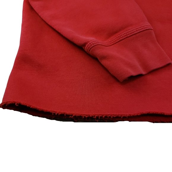 Nike Upcycle Demand Justice Red Sweatshirt Medium Activist Statement - Picture 4 of 8